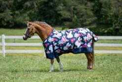 Tuffrider Standard Neck 1200D Pony Turnout Blanket Medium Weight 200 Gms Two Tone Print