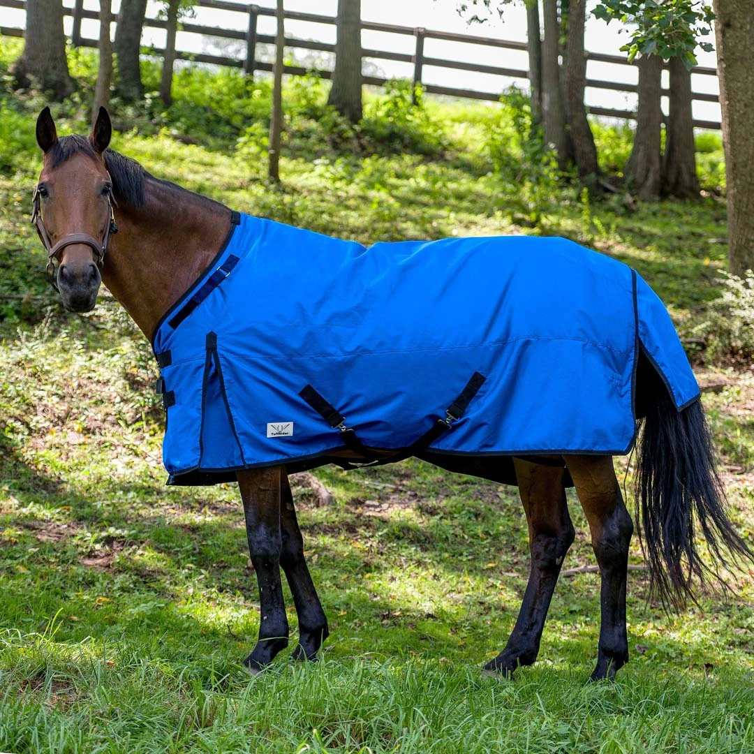 TuffRider Comfy-Fit Medium Weight Standard Neck Turnout Blanket W/ Adjustable Neck Opening- 1200D, 200gms - Image 3