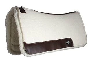 Professional's Choice Comfort-Fit Wool Saddle Pad W/ Fleece - Image 4