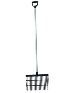 TUFFRIDER PLASTIC SHAVING FORK WITH IRON HANDLE