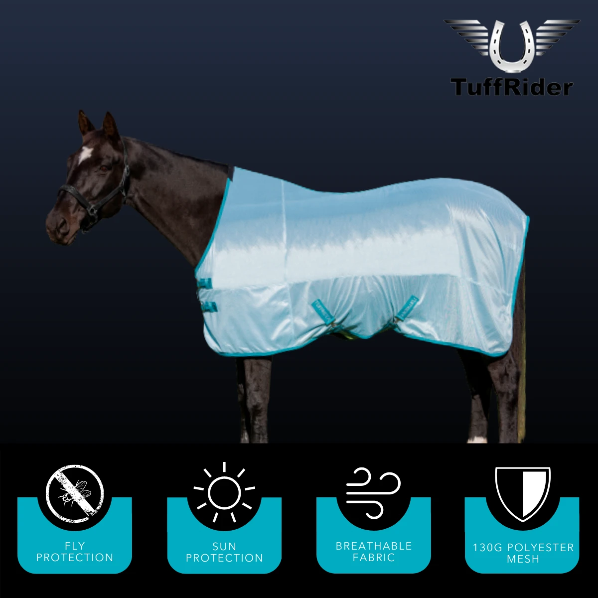 TuffRider Comfy MESH Fly Sheet - Image 5