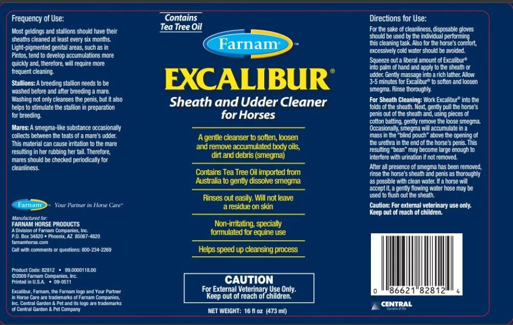 Farnam Excalibur Sheath & Udder Cleaner 16 Oz - Image 2