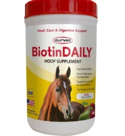 Durvet Biotin Daily Hoof Supplement- Apple- 2.5 Lb