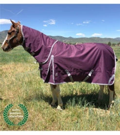 Jacks Boreas Purple Turnout Blanket 1200 Denier With 350gm Lining Reflective Stripes